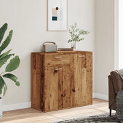 Credenza Legno Antico 80x36x75 cm in Truciolato