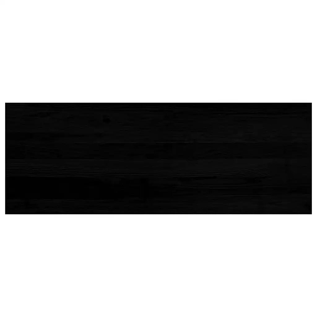 Davanzali 2 pz Marrone Scuro 110x40x2 cm Legno Massello Rovere 4009201