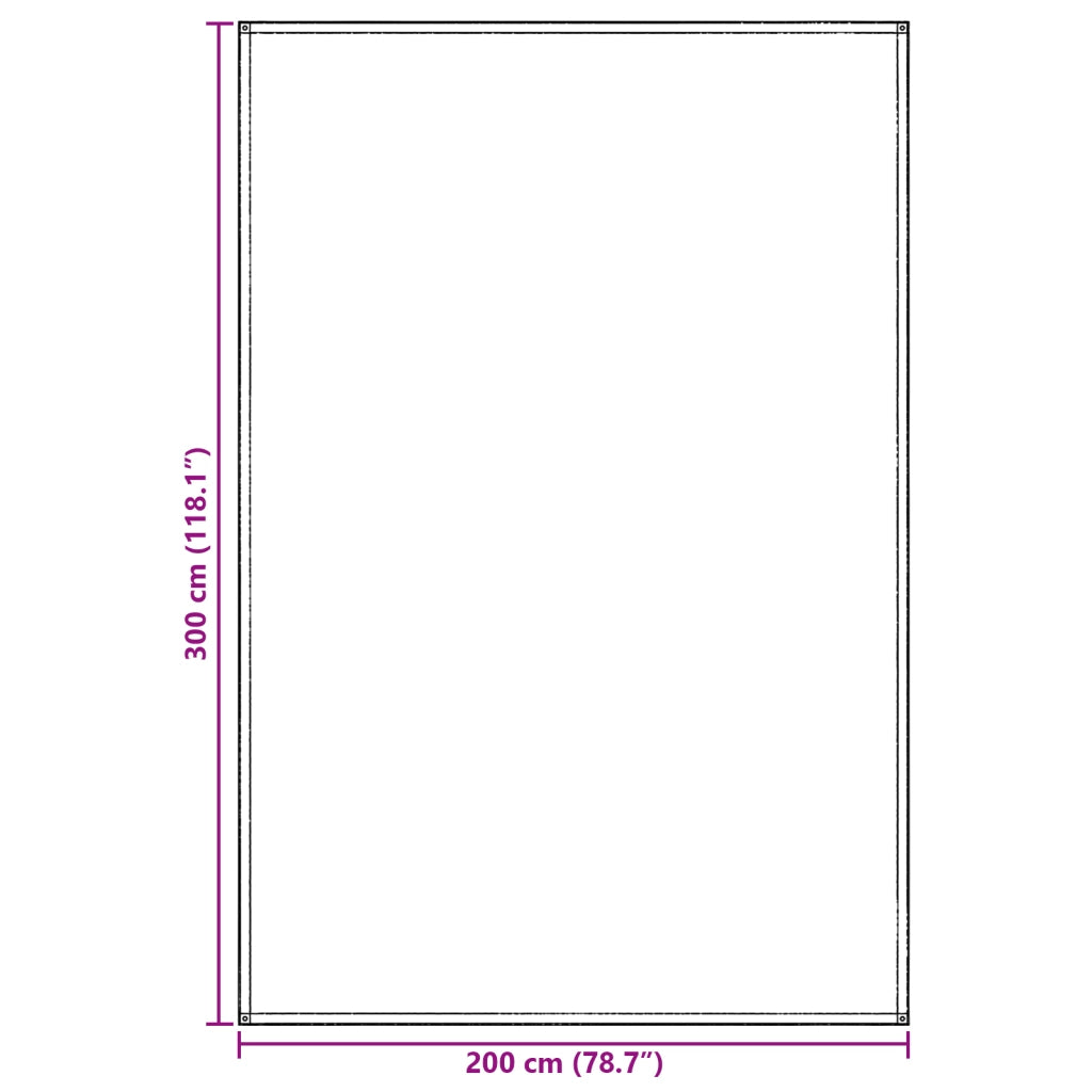 Accessorio per Tenda Blu-grigio Poliestere 200 x 300 cm