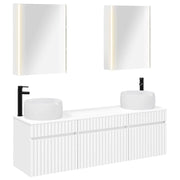 Set di Armadi da Bagno 5 pcs Bianco 53 x 15,5 x 70 cm 3406647