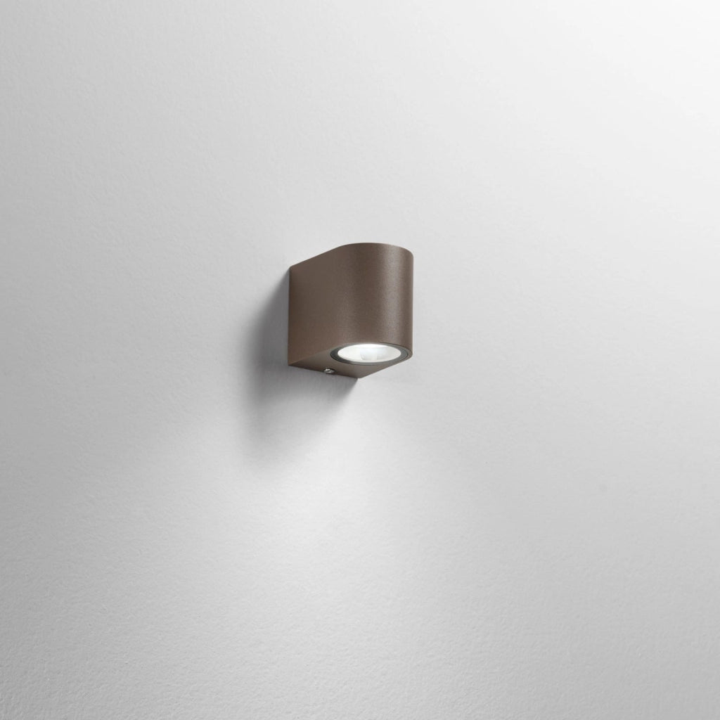 APPLIQUE ONE CORTEN 1 LUCE ATTACCO GU10 IP54 6,7X9,3X8CM