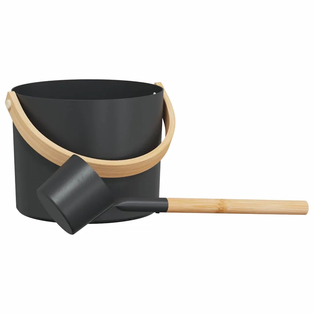 Set di Accessori per Sauna 2 pz Nero CFW2838413