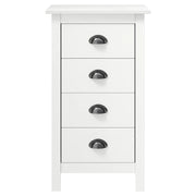 Credenza-Buffet-Armadio da cucina Hill Bianca 46x35x80 cm in Legno Massello di Pino 800307