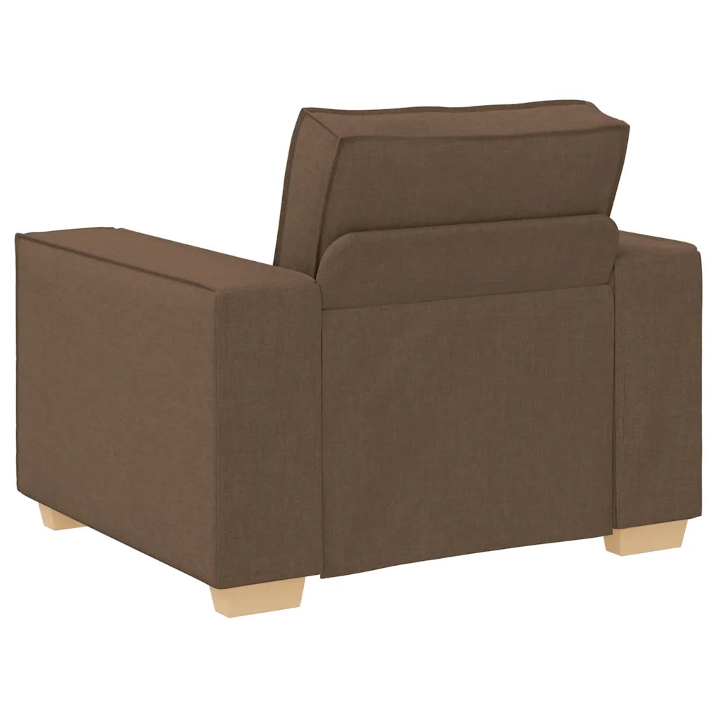 Poltrona-Divano Sedia-Sofa-Divanetto Marrone 60 cm Tessuto