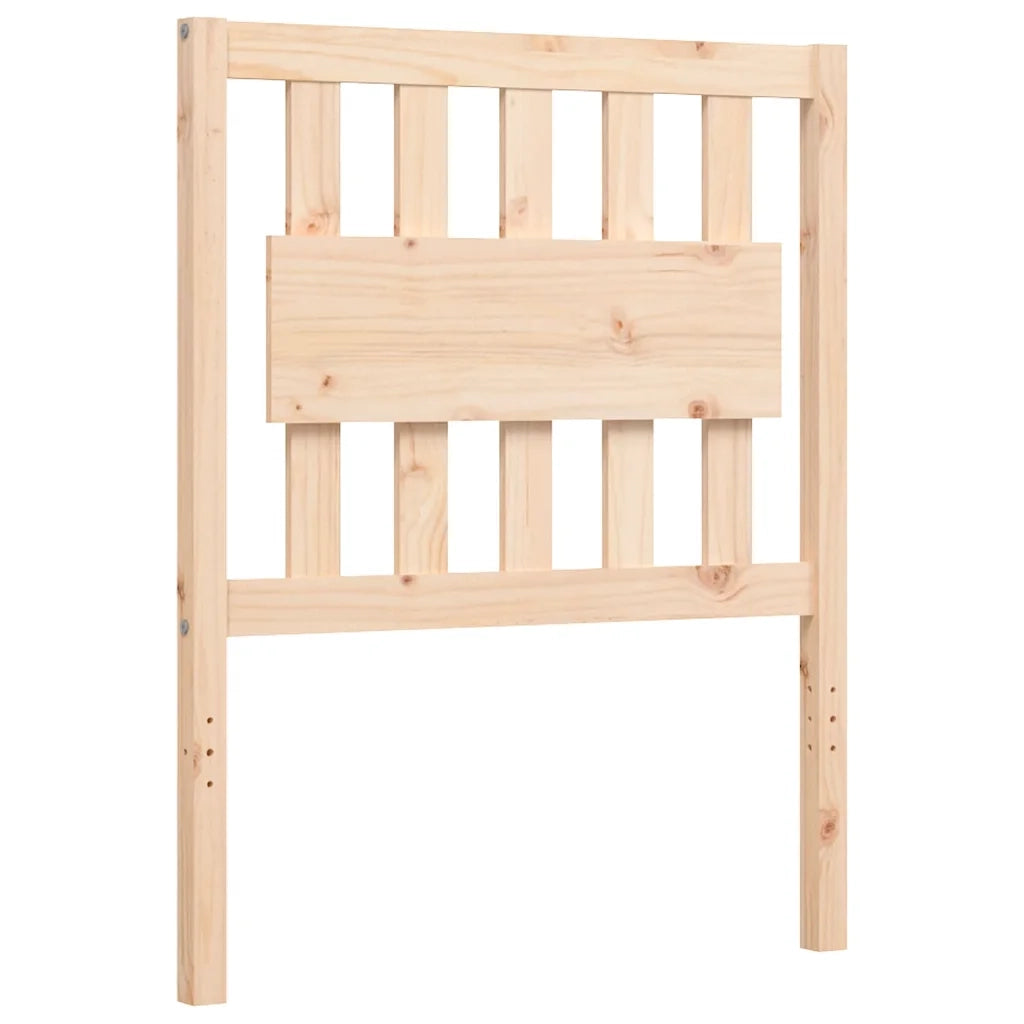Giroletto con Testiera Small Single-Struttura Letto in Legno Massello 968972