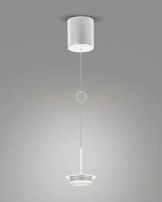 3805-40-102 MONTATURA SALI SCENDI BIANCA COMPLETA A LED CCT 2700K - 3000K - 4000K- 14W - 1510 lm 1 LUCE DIMMERABILE