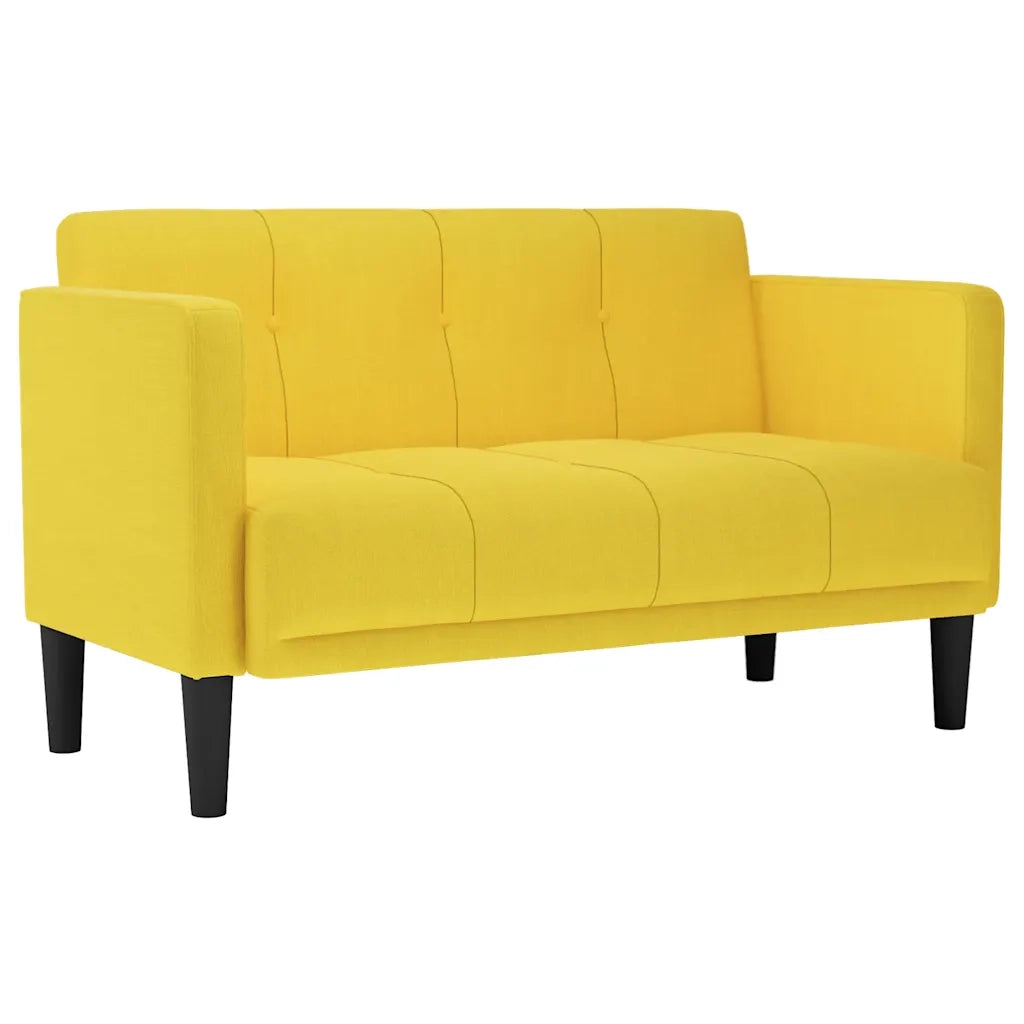 Divano Divanetto-Sofa Giallo 111 cm in Tessuto