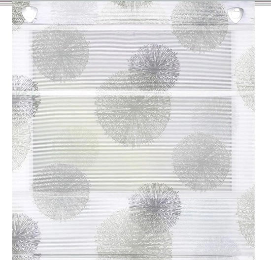 Rullo di tenda magnetica con effetto bambù RAWLINS - pietra - 130 x 60 cm