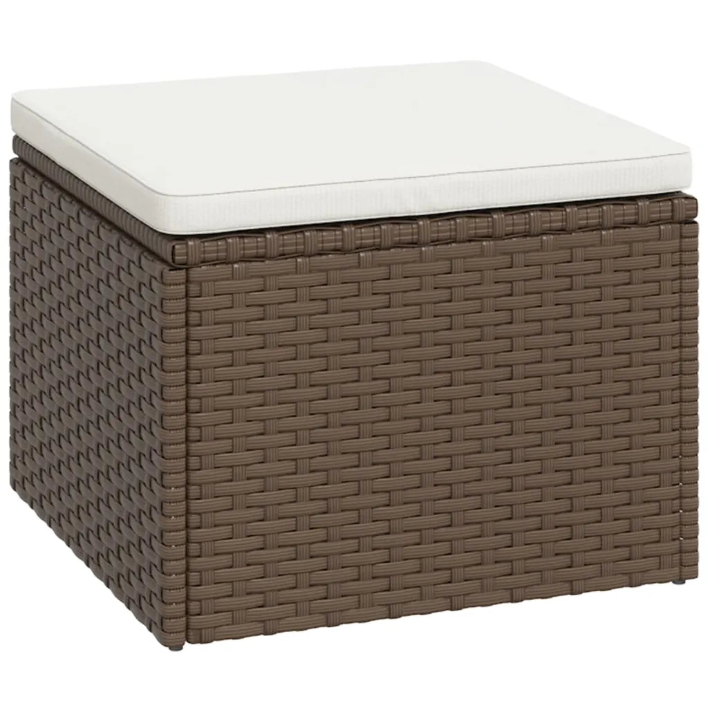 Set Mobili da Giardino | Set Salotto da Giardino Marrone in Polyrattan