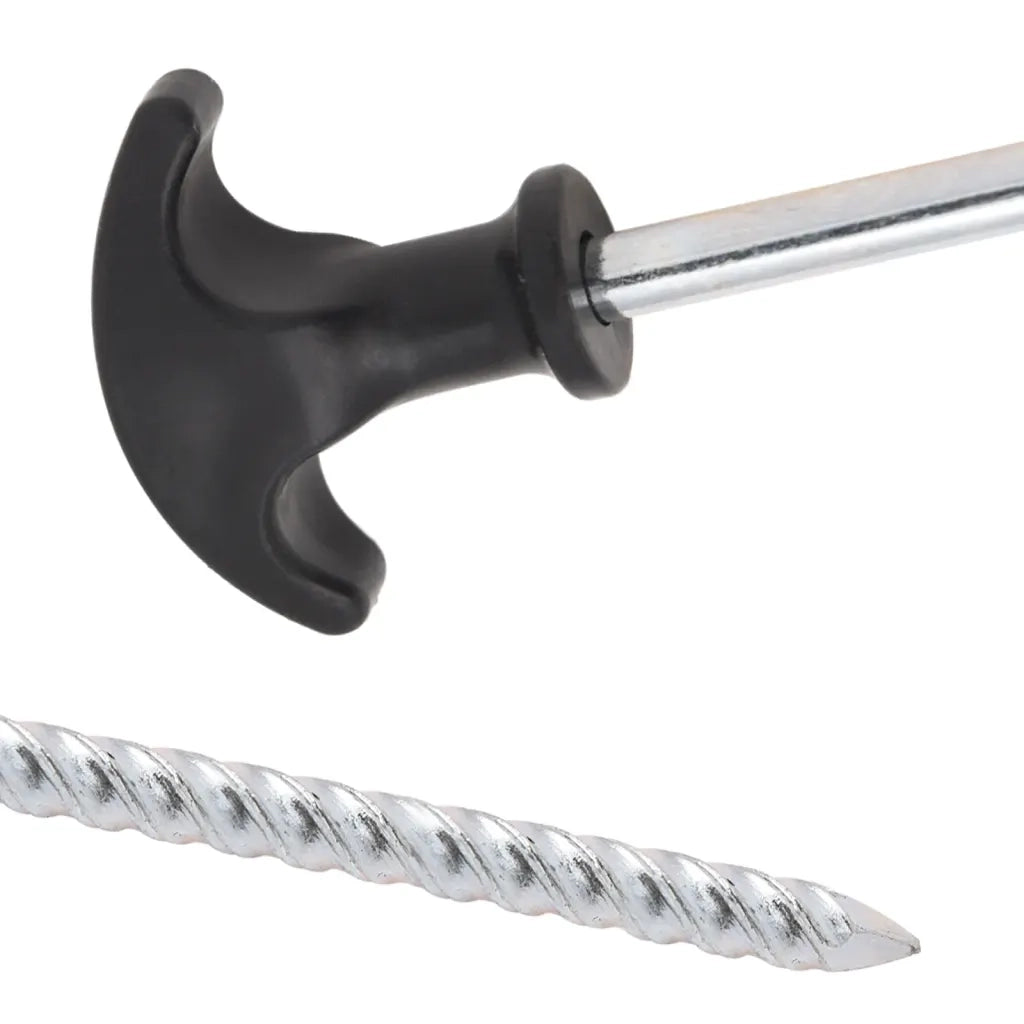 Picchetti per Tenda 24 pz 30 cm ?7 mm in Acciaio Zincato CFW9174256