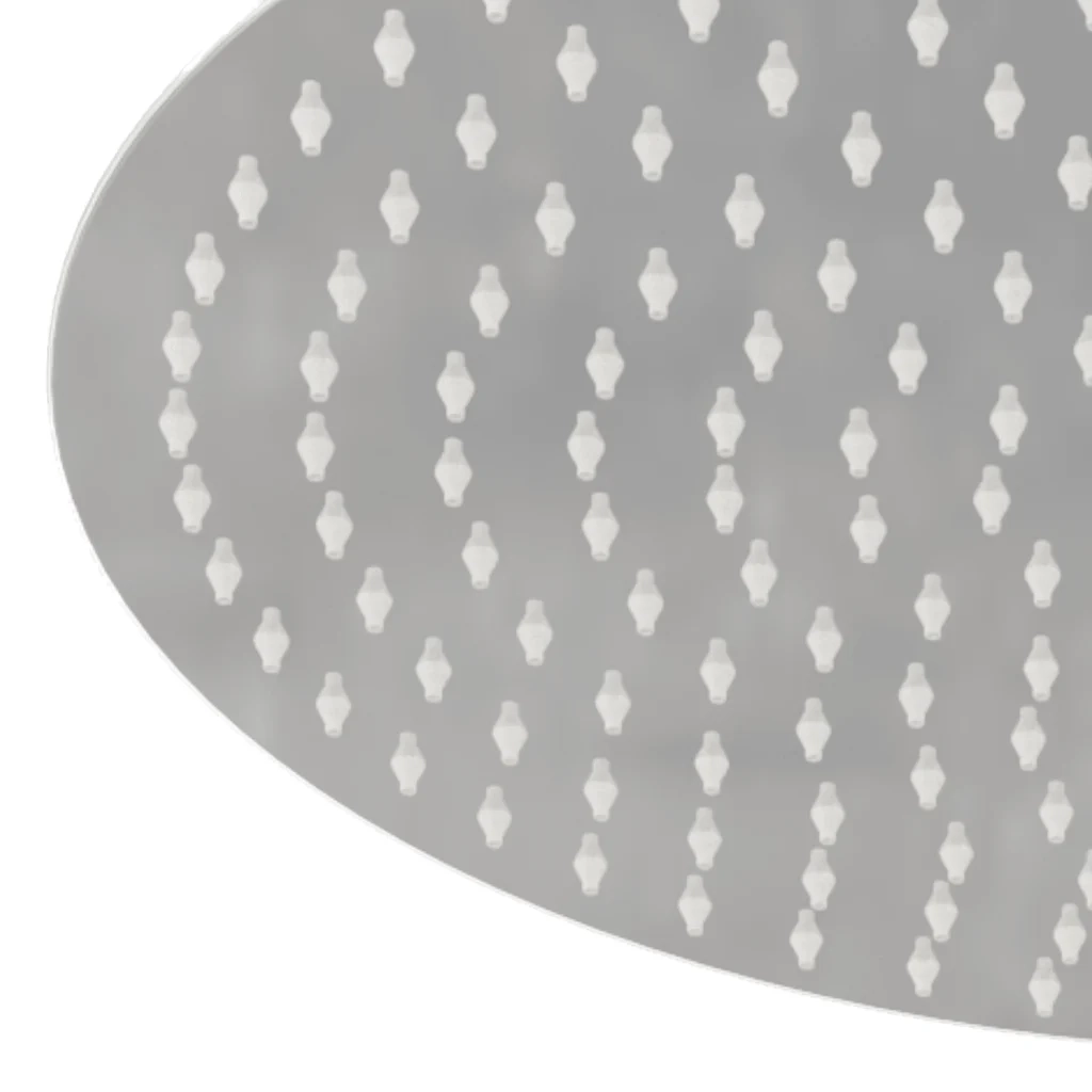 vidaXL Testa Doccia a Pioggia in Acciaio Inox 304 40 cm Rotonda