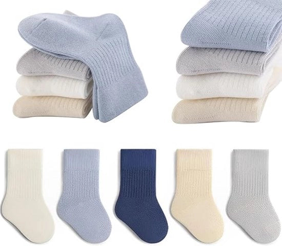 Sokkettes per bambino - 5 paia - XXL - Pannolari per bambini - Pannolari per bambini - Calze estivi senza calza - Pannolari per neonati - Calze estivi senza calza - Per bambini di taglia media e grande - Calze per studenti - Stile universitario