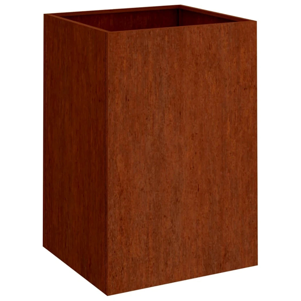 Fioriera 42x38x75 cm Acciaio Corten 821554