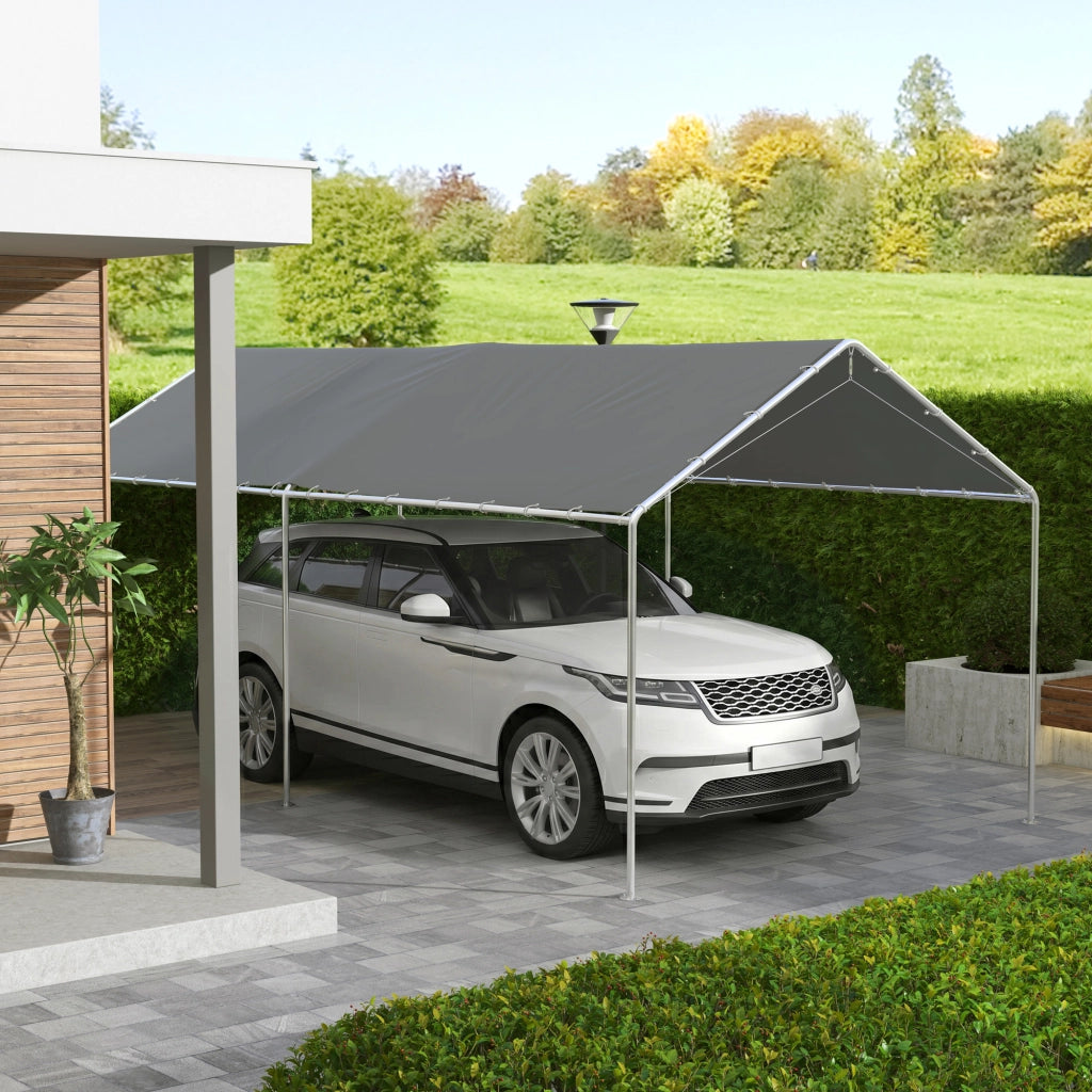 Copertura per carport 3x6 m ¨C zephmum ¨C 48 elastici con pallini