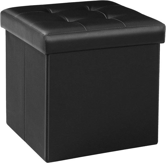 Cassetto con Spazio di Archiviazione - Ripiegabile e Spazievantaggio - Nero - 32x32x32cm