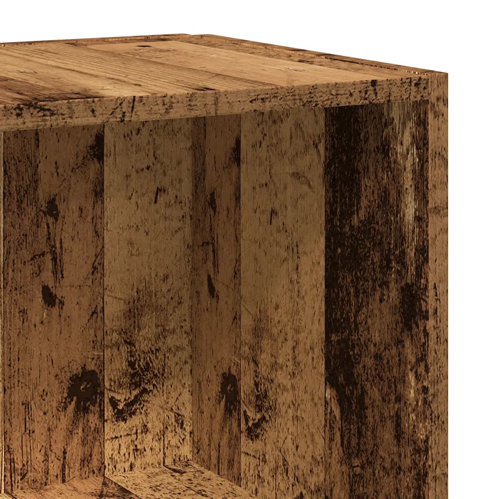 Mobile Angolare Legno Antico 33x33x67 cm in Truciolato 856718
