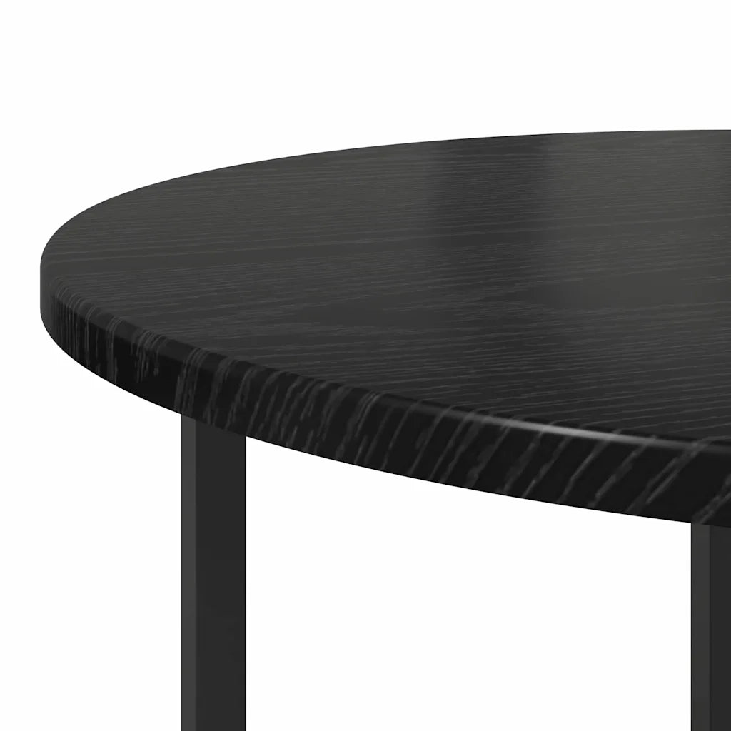 Set tavolini 2 pcs Rovere Nero 869696