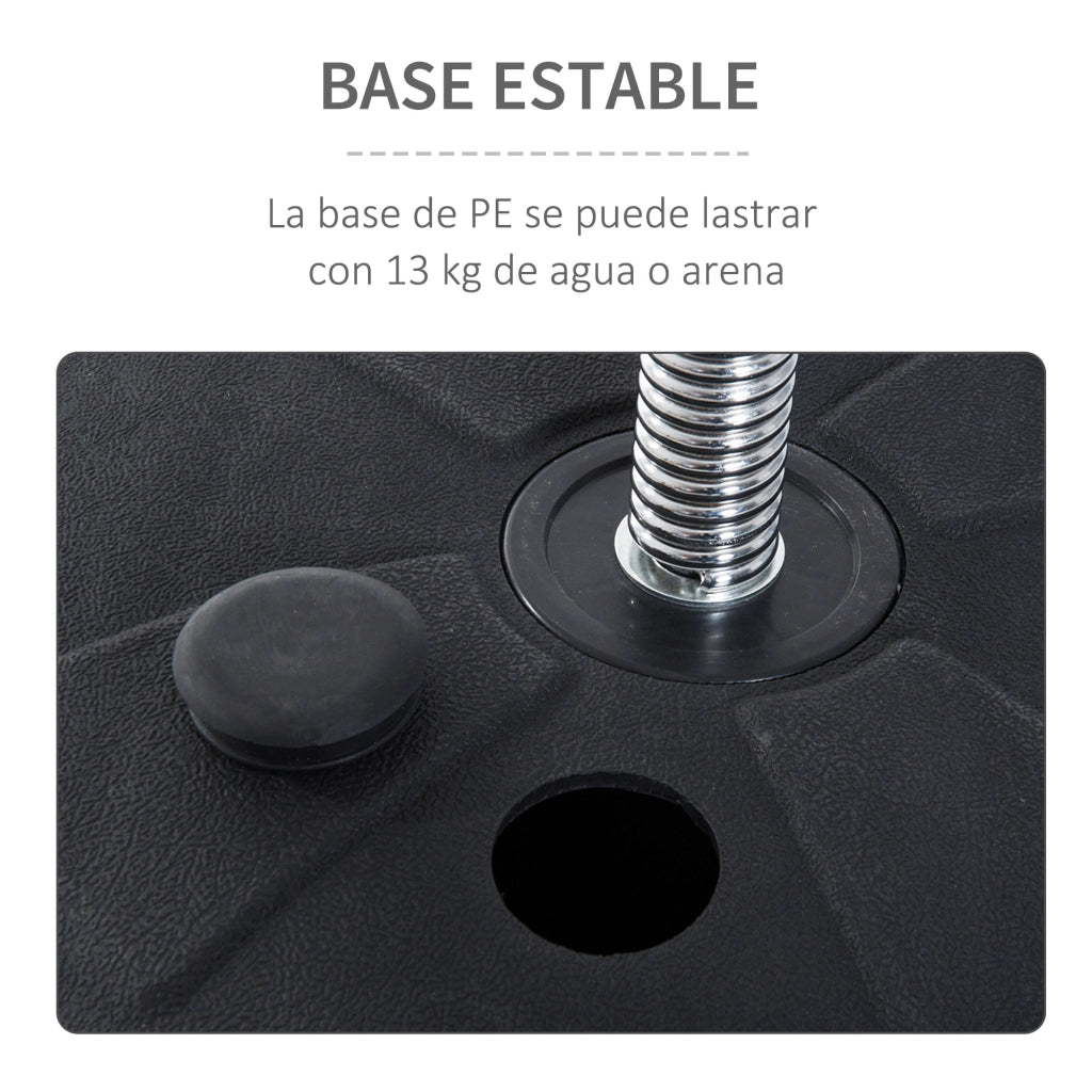 Sacco da boxe regolabile ¨C Zephmum ¨C 126-144 cm rosso e nero con guanti