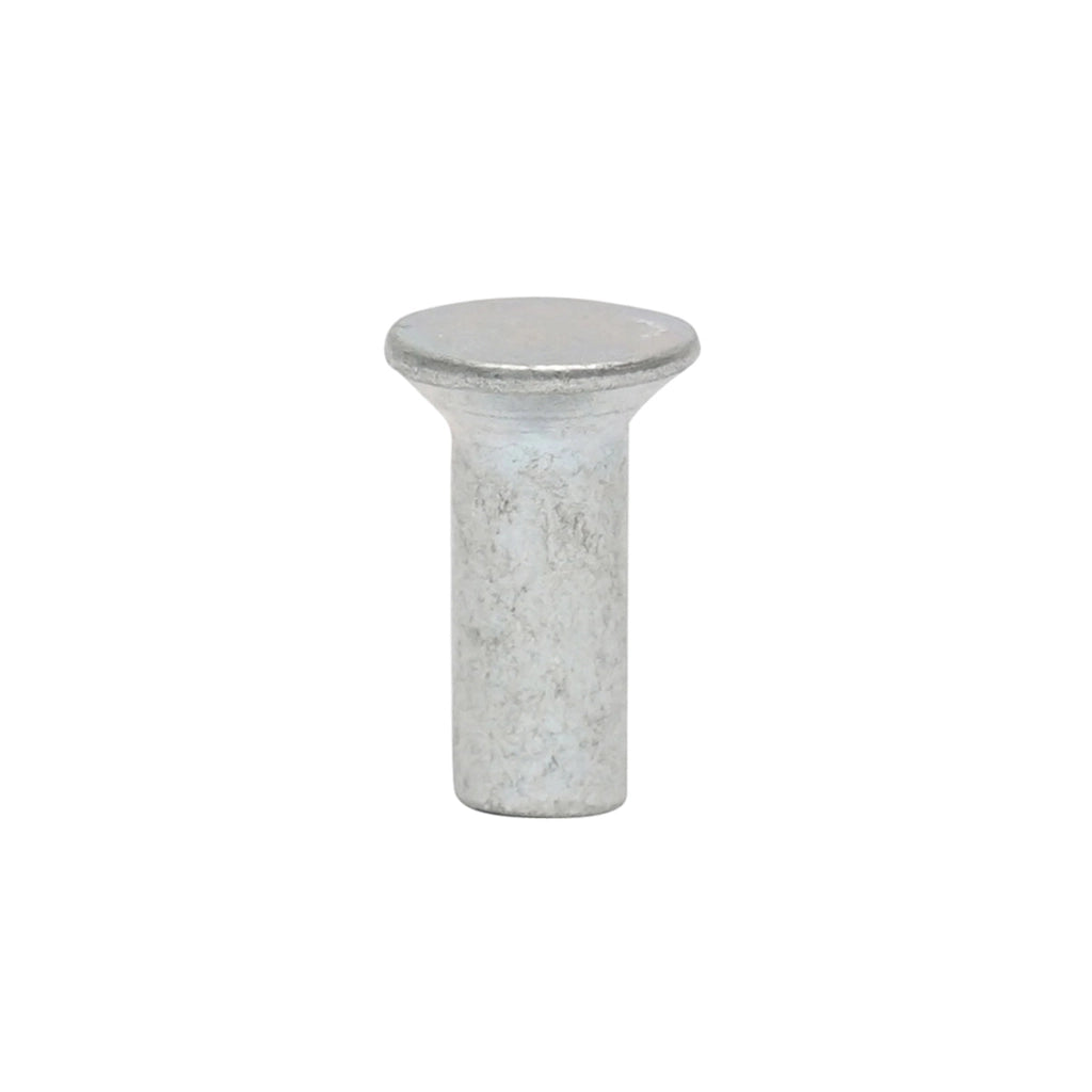 Rivetto in acciaio pieno 16,5x5,8, diametro testa 10,4mm