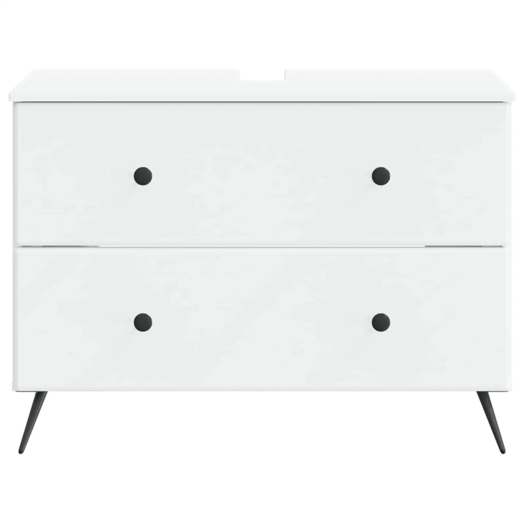Armadio per Lavabo da Bagno BREDA Bianco 82 x 41 x 59 cm 897455