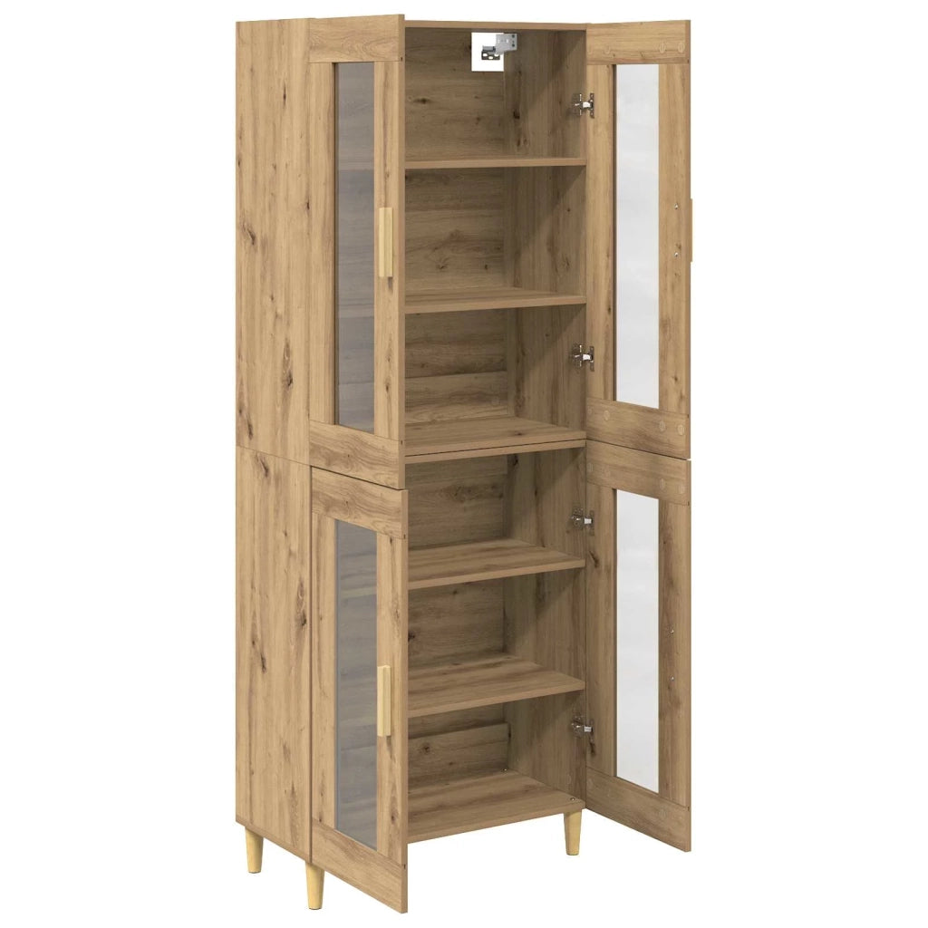 Credenza-Buffet-Armadio da cucina Rovere artigianale 69,5 x 34 x 180 cm 787113