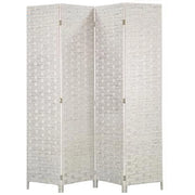 Trade Shop - Separe' A 4 Ante Pannelli Double Face Grigio Paravento Divisorio Ambienti Sep02 030438 -