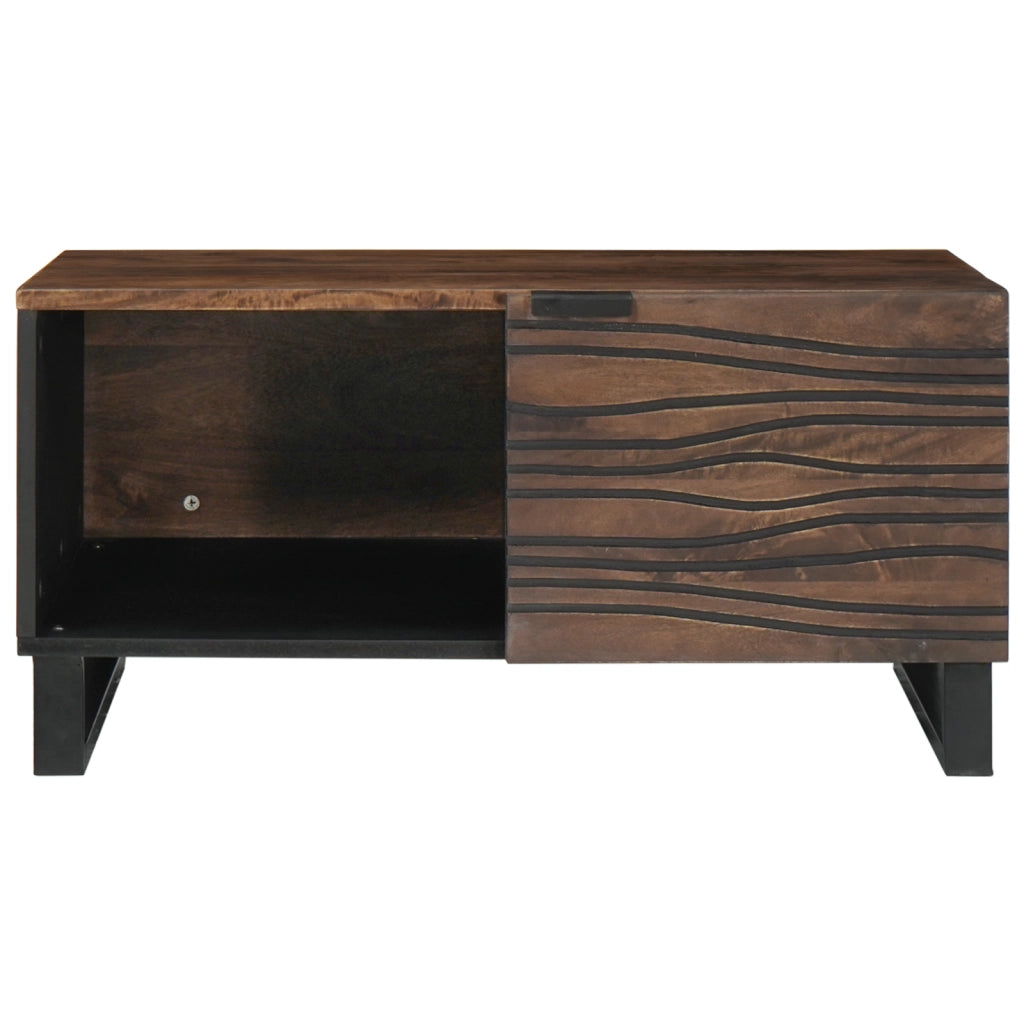 Tavolino da caffÃ¨ 80x50x40 cm Legno massello di mango e legno ingegnerizzato