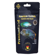 Discusfood American Cichlid Spirulina Soft Pearls 80gr -  mangime completo per ciclidi sud-americani