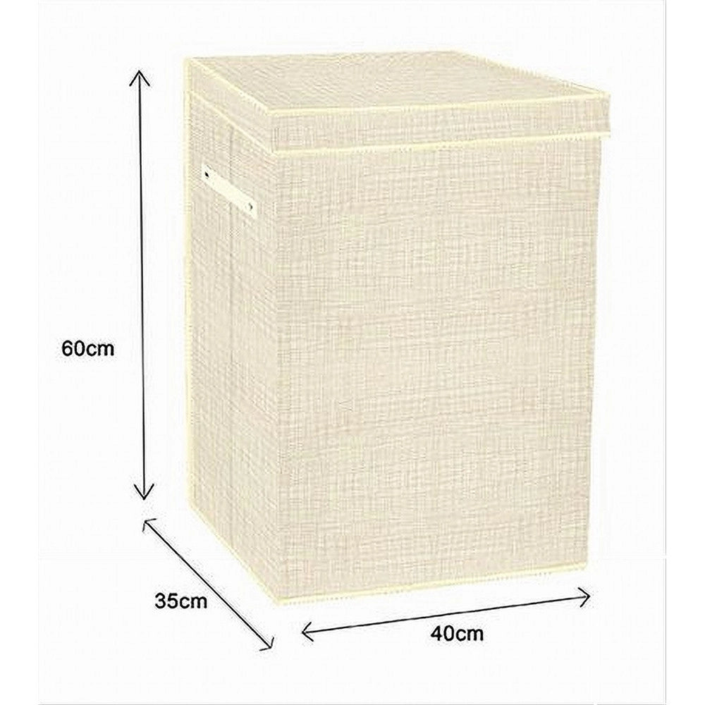 Trade Shop - Box Cesto Cesta Salvaspazio Portatutto Giocattoli Biancheria 40x35x60 Cm 79414 -