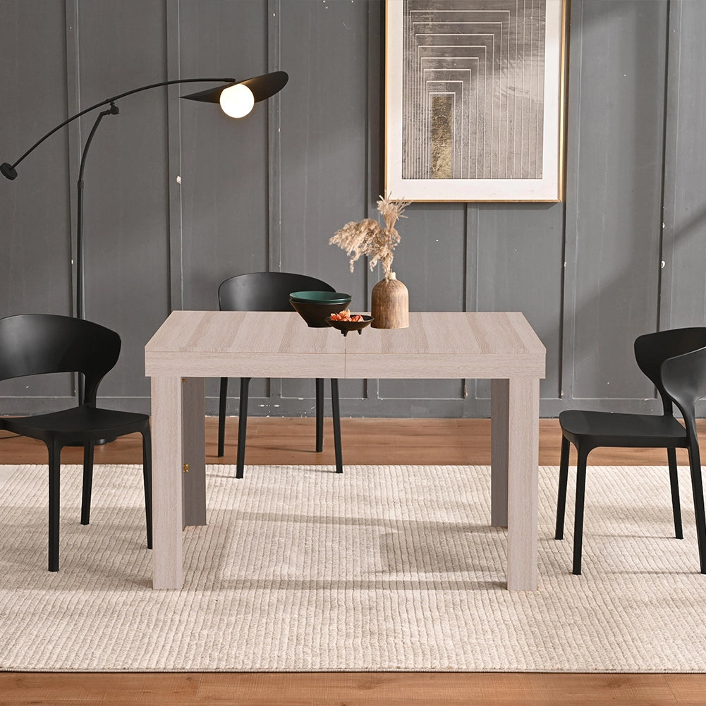 Tavolo da Pranzo Allungabile 120-200x80x76 cm in Legno Olmo
