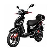 Bici Elettrica Scooter Velocipede Vitale Sport 35Ah 48V Batteria a Litio-Nero Lucido