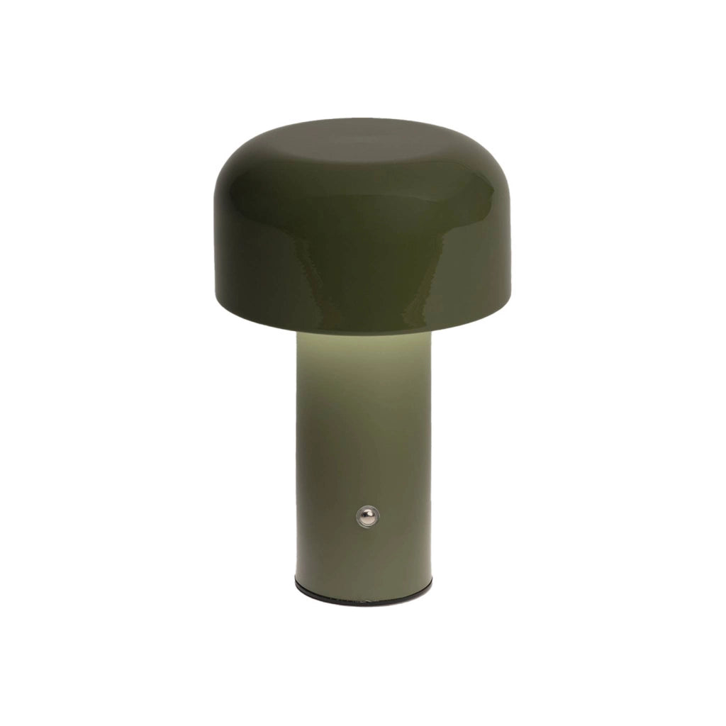 Lampada led in metallo, 13cm, verde