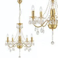 Lampada Da Soffitto Ebt015-5cp Gold