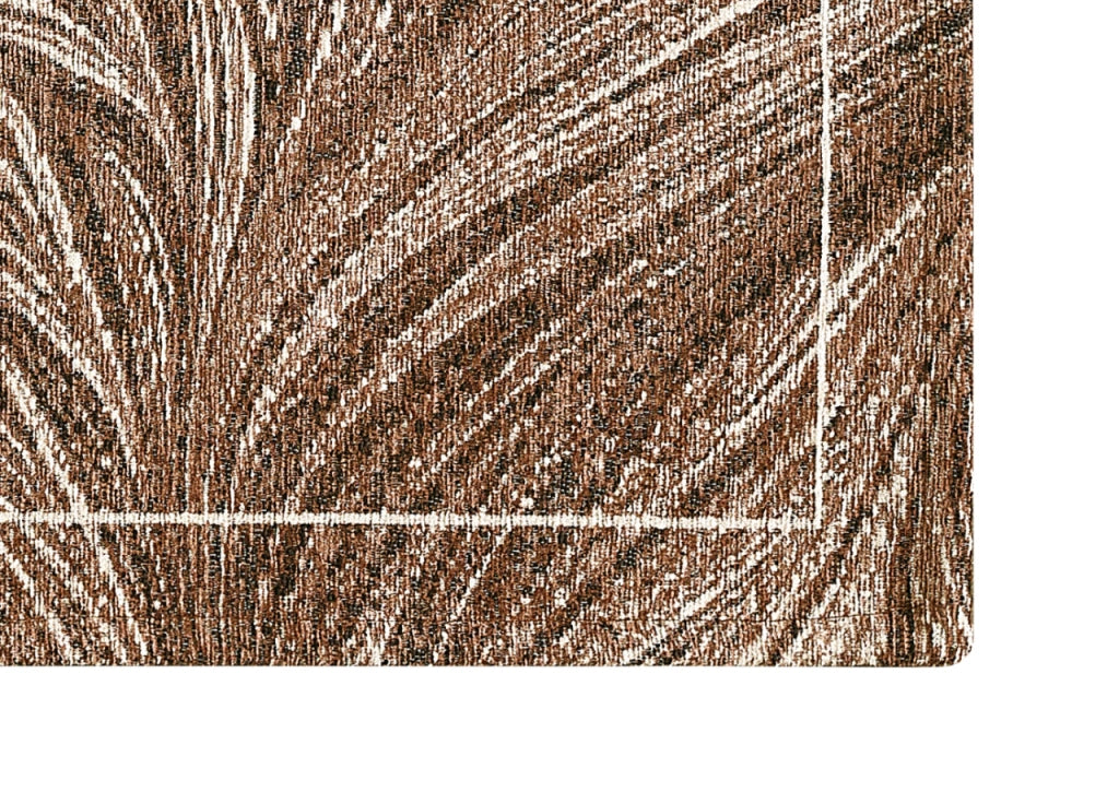 Tappeto Arredo Salotto Antiscivolo Scendiletto Camera Dis. Dallas By Suardi - 65x110(Set 2) - Marrone
