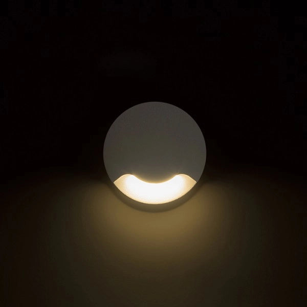 Plafoniera KICK I da incasso bianco 230V LED 3W IP54 3000K