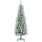 Albero di Natale Artificiale Innevato 183 cm ¨C Xylo ¨C 479 Rami, Base Metallo, Verde