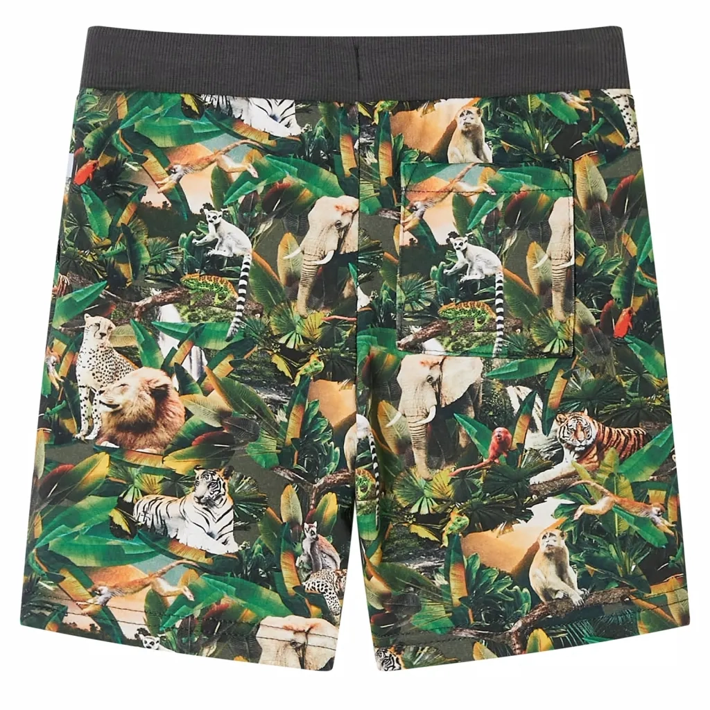 Pantaloncini per Bambini con Coulisse Petrolio Antico 140 12028