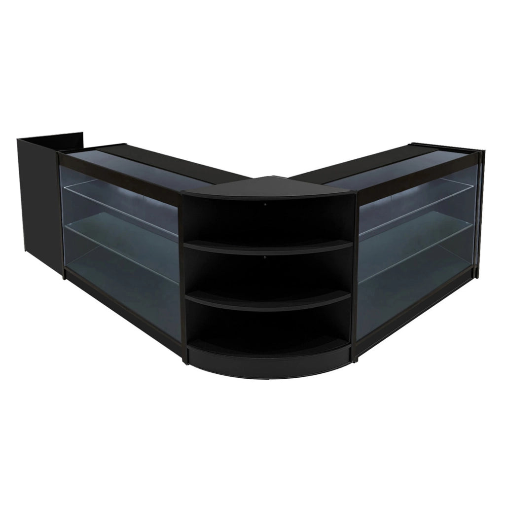 Set Banconi LED Astro Nero K1200 LM60 TB60 Vetrina Negozio con Chiavi