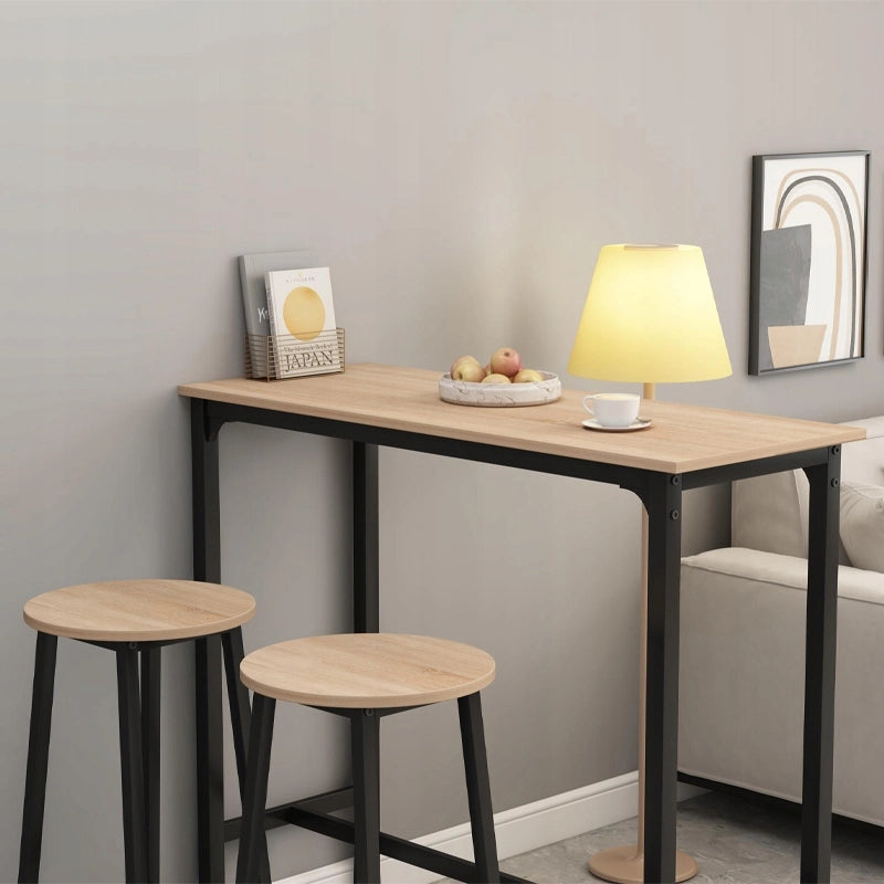 Set da bar tavolo da cucina + 2 sedie sgabello loft