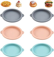 Siliconi per Frittelle - Antiforatura - Forme Ronde - Panini di Uovo - Pancake - Crêpes - 6 pezzi