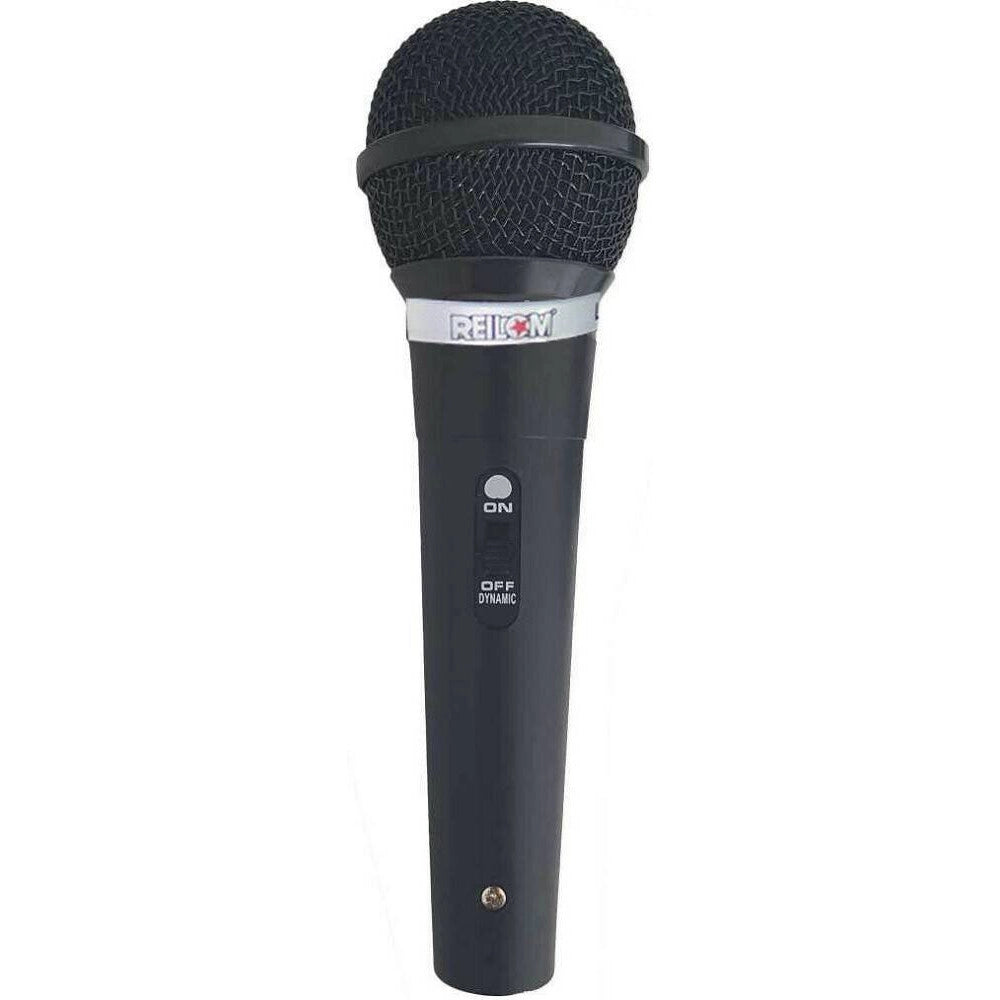 Trade Shop - Microfono Dinamico Unidirezionale Con Cavo Mono 2mt Karaoke Stereo Lb-108 -