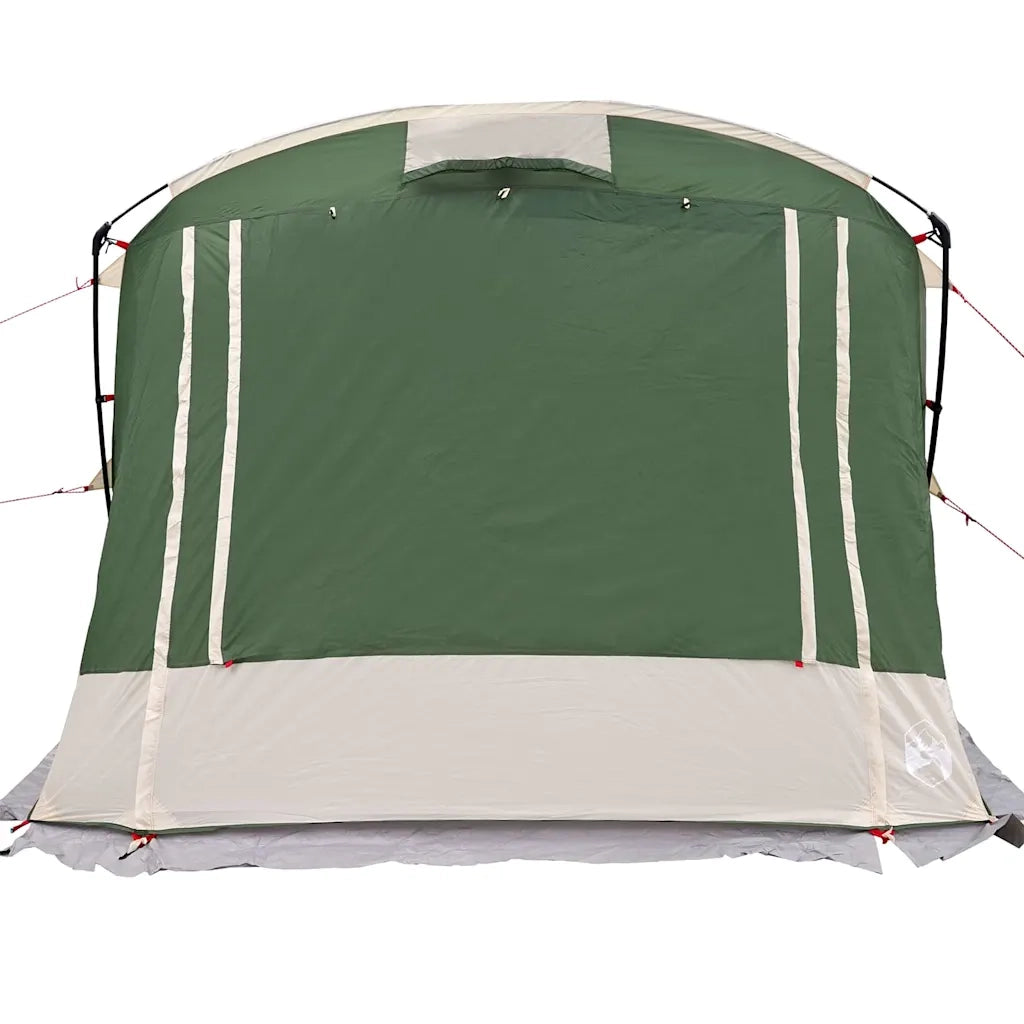 vidaXL Tenda con tetto Verde e Nero 285 x 255 x 245 cm Poliestere