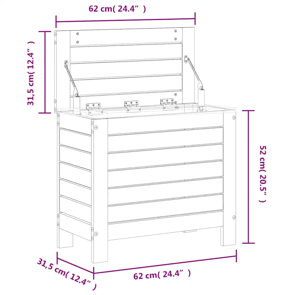 Sedia da giardino-Poggiapiedi da Giardino 62x31,5x52 cm Legno Massello di Douglas