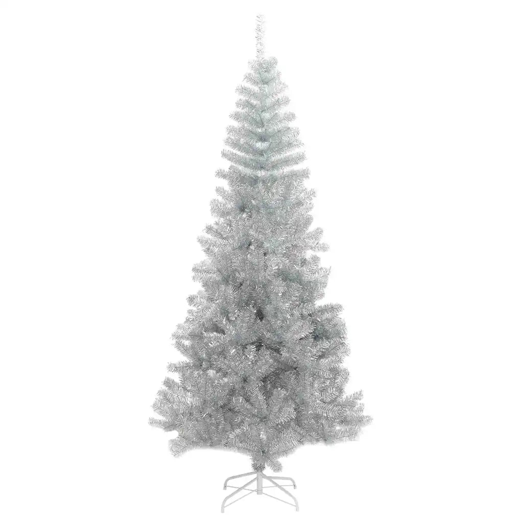 Albero di Natale con 300 LED con supporto Argento 240 cm PET 3396694