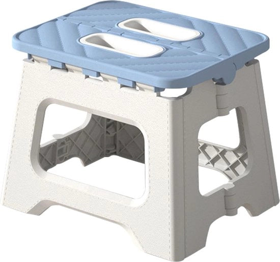 Scaffalete Ripiegabile per Adulti - 9 Pollici Scaffalete Ripiegabile con Maniglia Portatile (Blu)
