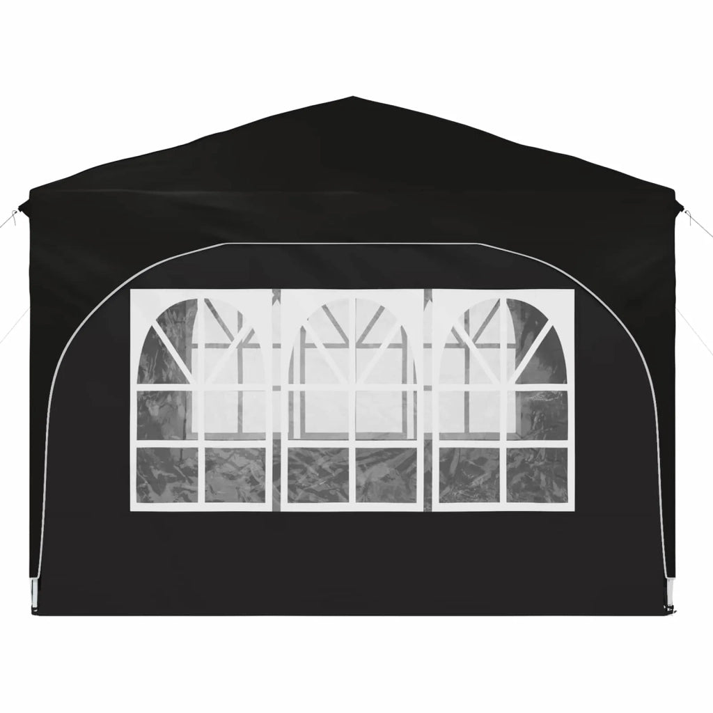 Tenda per feste a pop-up 290 x 290 x 245 cm Nero