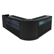 Set Banconi Neri Gravity LED B1200 C1200 CM60 TB60 con Vetrina e Serratura