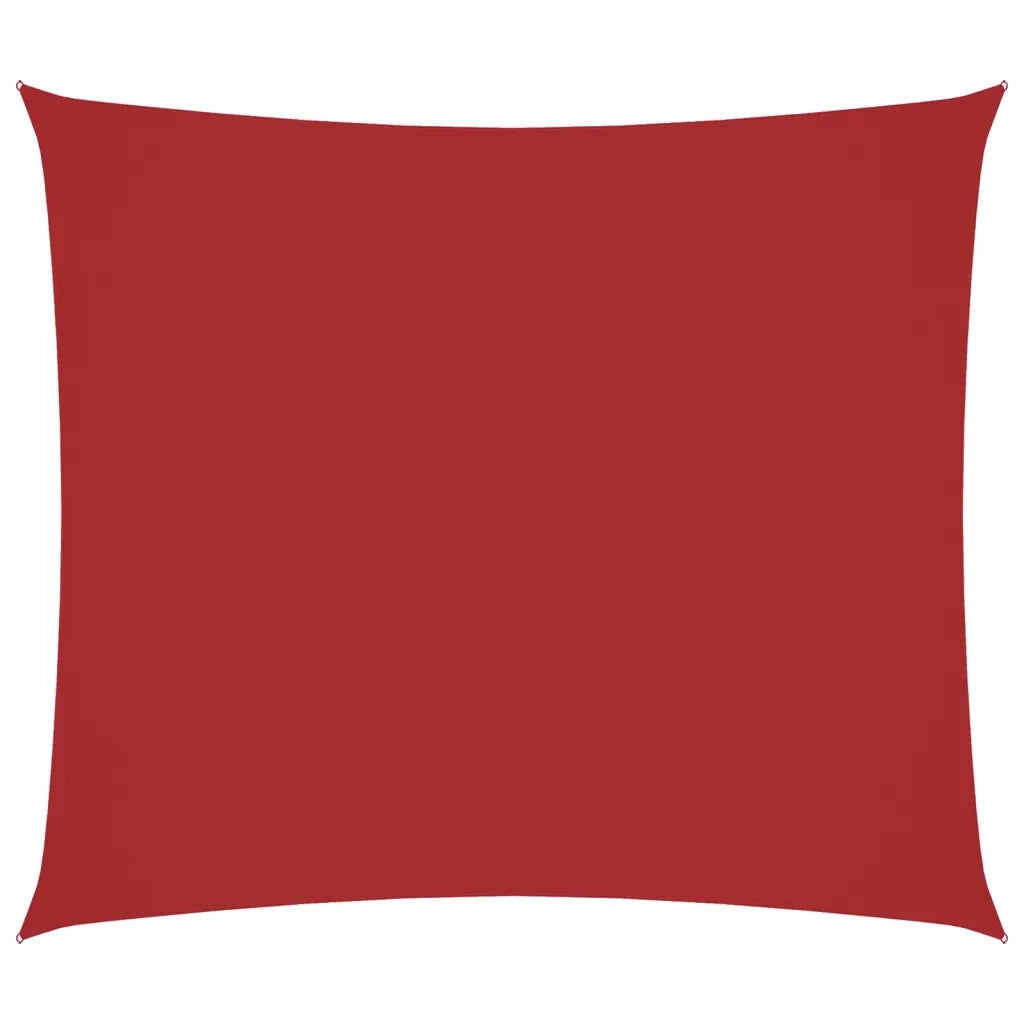 Vela Ombreggiante-Parasole a vela Tessuto Oxford Rettangolare 2x2,5 m Rosso