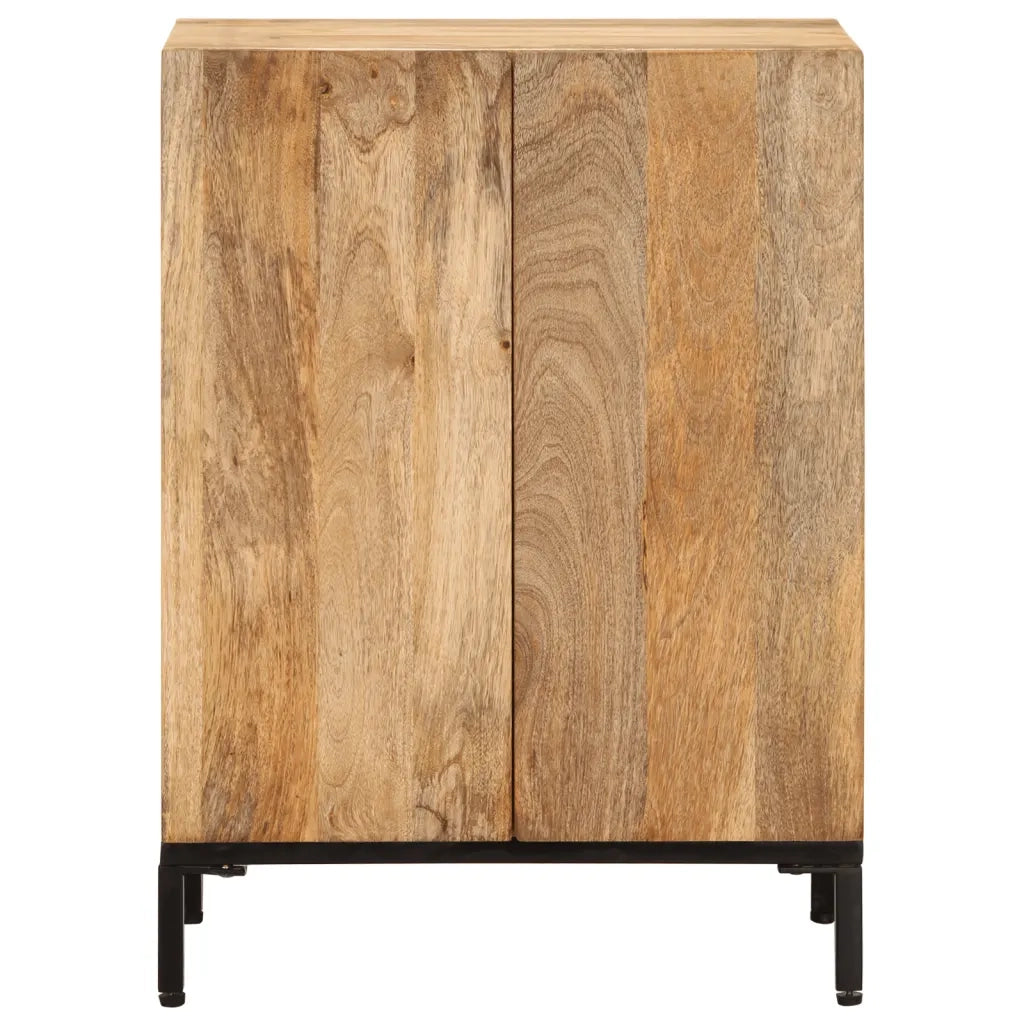 Credenza | Madia | Buffet da pranzo | Armadio da pranzo 53x35x72 cm in Legno Massello di Mango