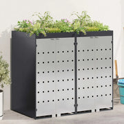 Contenitore per Rifiuti per 3 Bidoni 340 x 77.5 x 115.5 cm